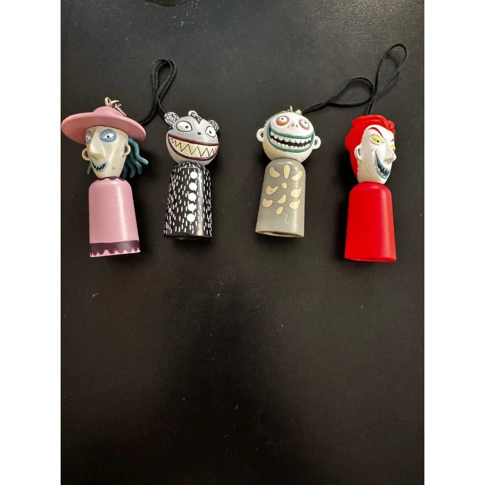 Disney Nightmare Before Christmas Figure Lot Oogie Boogie Jack Light Up Keychain